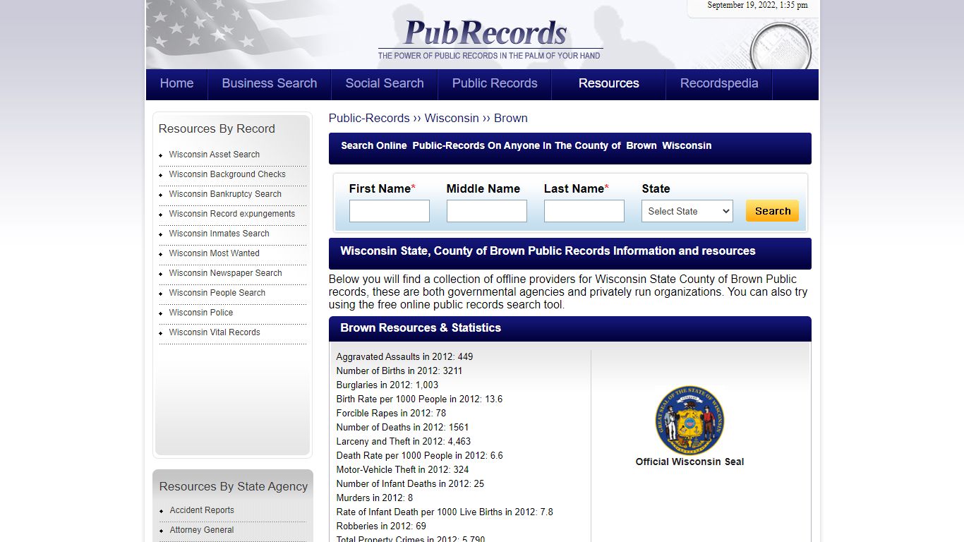 Brown County, Wisconsin Public Records